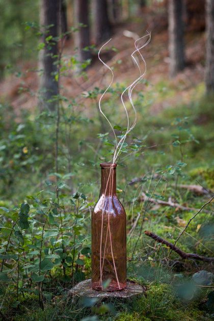 Stikla pudele, sārta